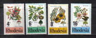 PD284 - RHODESIA , Fiori Serie N. 278/281  *** - Rhodésie (1964-1980)