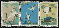 1962 CHINA S48K Red-Crowned Cranes CTO SET - Gebruikt