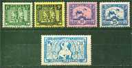 Indochine  1941  N 214/18   Serie Compl. Neuve Sans Trace De Charn.... - Unused Stamps