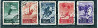 CCCP, 1949, SPORTS, MI 1409-1413 @ WITH GUM NO HINGE CACHET COURTOISIE COMPLET - Usados