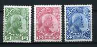 Liechtenstein  :  Yv  1-3  * - Unused Stamps