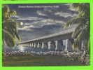 PIGEON KEY, FL - OVERSEAS HIGHWAY BRIDGE AT NIGHT - ANIMATED - - Key West & The Keys