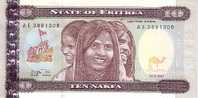 ERYTHREE   10 Nafka  Daté Du 24-05-1997   Pick 3     ***** BILLET  NEUF ***** - Eritrea