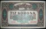 Paper Money,Banknote,Hungary,10 Korona,Budapest,1920.,dim.135x80mm. - Hongrie