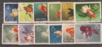 1960 CHINA S38K Goldfish CTO &USD SET - Gebraucht