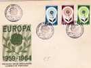 Por087/ - PORTUGAL - Europa 1954, FDC 14.9. - Covers & Documents