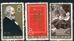 1963 CHINA C98K 145th Birthday Of Karl Marx CTO SET - Gebruikt