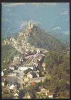 CPM Neuve 12 NAJAC Vue Générale Aérienne De La Ville Dominée Par Le Château - Najac