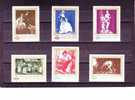 ROMANIA 1967 - Yvert  2286/91** - Quadri - Unused Stamps