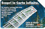 TELECARTE ITALIE 30.06.1993  SCOPRI LA CARTA INFINITA LIRE 5000 * - Verzamelingen