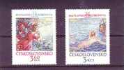 CECOSLOVACCHIA 1975 - Yvert  2110/1** - Tappezzeria (Nudo) - Unused Stamps