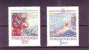 CECOSLOVACCHIA 1975 - Yvert  2110/1** - Tappezzeria (Nudo) - Ungebraucht