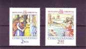 CECOSLOVACCHIA 1974 - Yvert  2059/60** - Nudo - Unused Stamps