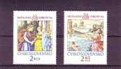 CECOSLOVACCHIA 1974 - Yvert  2059/60** - Nudo - Neufs