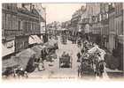 41 - ROMORANTIN - La Grande-Rue Et Le Marché  -  Animée - Marktplaatsen