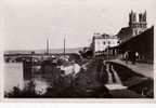 78 MANTES SUR SEINE Carte Photo 1945 Le Quai De La Tour + Pêniches - Mantes La Ville