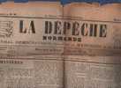 LA DEPECHE NORMANDE 19 AOUT 1903 - EVREUX - Allgemeine Literatur