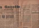 LA GAZETTE CONDOMOISE 7 FEVRIER 1948 - CONDOM - PAIN - ETAT CIVIL - LA CHANDELEUR -  PUBLICITES - Informations Générales