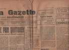 LA GAZETTE CONDOMOISE 7 FEVRIER 1948 - CONDOM - PAIN - ETAT CIVIL - LA CHANDELEUR -  PUBLICITES - Algemene Informatie