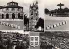 63 AMBERT Vue Aérienne L´Hotel De Ville Eglise St Jean Moulin A Papier Richard De Bas Fontaine Et Cours Des Allées - Ambert