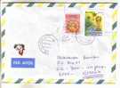 GOOD Postal Cover BRAZIL To ESTONIA 2002 - Good Stamped: Soccer & Music - Cartas & Documentos