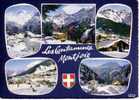 LES CONTAMINES MONTJOIE  -   N°  2151  -   5 Vues  : Vue Prise Des Pistes Du NIVORIN, Le Télébenne De Montjoie, ...... - Les Contamines-Montjoie