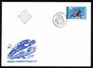 FDC 3202 Bulgaria 1983 / 2 Winter Universiade Games / DOWNHILL And JUMP SKIING , SPORT / Winteruniversiade Skilaufer - FDC