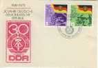 RDA FDC Michel 2458/61 Trentenaire De La République TBE Cote 2,00 - Storia Postale