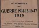 PANORAMA GUERRE 1914-15-16-17 1918 -N°138- AISNE ET MEUSE - LA MALMAISON - LAFFAUX - SAINT QUENTIN - REIMS - - General Issues