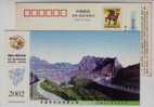 Water Aqueduct,CN02 Jiyuan Water Conservancy Bureau Adv Pre-stamped Card,Qin River To Mang River Water Transfer Project - Acqua