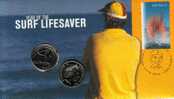 AUSTRALIA 20 CENTS LIFESAVER QEII HEAD 1 YEAR PNC 1ST 3-D STAMP 2007 UNC NOT RELEASED MINT READ DESCRIPTION CAREFULLY!! - Other & Unclassified