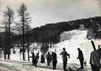 CPSM.  VALLE DE LA GUISANE. SERRE CHEVALIER. SERRE RATIER. LE TELESKI .DATEE 1957 - Serre Chevalier