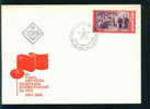 FDC 3308 Bulgaria 1984 / 7 Communist Party Congress / RED FLAG Seal  STAR And  HAMMER And SICKLE - Buste