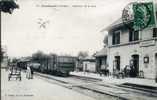 23 - CREUSE - AUZANCES - INTERIEUR De La GARE - TRAIN - CHEMIN De FER - Edit. E.  BARSSE EPICIER - Auzances