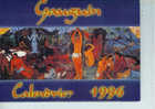 Calendrier Polynésien Gauguin De 1996, Images Superbes De Tableaux, , 12 Pages - Formato Grande : 1991-00