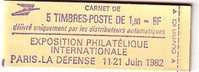 E651 - FRANCE Yv N°2187 ** CARNET DE 5 TP - Autres & Non Classés