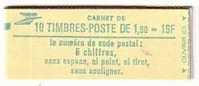 E653 - FRANCE Yv N°2424 ** CARNET DE 10 TP - Autres & Non Classés