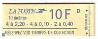 E652 - FRANCE Yv N°2375c ** CARNET 10 TP (4x2.20 + 4x0.10 + 2x0.40) - Andere & Zonder Classificatie