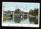 Lake And Bridge, Public Gardens, Boston, Massachusetts 1905 - Boston