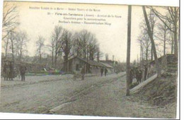 FERE EN TARDENOIS  Avenue De La Gare  Chantiers Pour La Reconstruction STATION'S AVENUE - Fere En Tardenois