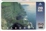 FAROE COAST  -  First Card In Faroe Islands  ( Faroe Islands ) Feroe Iles - Islas Faroe