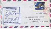 Rl21- RUSSLAND 0/Erstflug Moskau, Kobenhagen 1964 Mit Adlermarke,geschnitten (First Flight) - Brieven En Documenten