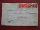 MARCOPHILIE LETTRE DE GRANDE BRETAGNE GREAT BRITAIN 1935 SILVER JUBILEE P/MARSEILLE FRANCE - Marcofilie