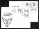 FDC 2279 Bulgaria 1972 /23 Jewelry Designs  / Volkskunst: Schmuck - FDC