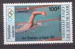 COTE D´IVOIRE  PA 86  **   Jo  1984  Natation - Nuoto