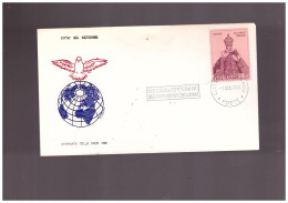 Vaticano-1 1 69 Giornata Della Pace - Storia Postale