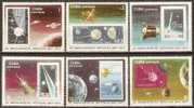 Cuba 1977 Mi# 2208-2213, Block 50 ** MNH - Sputnik (1st Artificial Satellite), 20th Anniv. / Space - America Del Nord