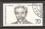 Allemagne 1975 YT 679 Oblitéré 100° Anniversaire De La Naissance Du Dr Schweitzer - Albert Schweitzer