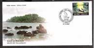 India 2007 Geology, Island, Beach, Boat, Tree Special Cover # 7169 - Inseln