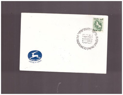 Israele- 5 1 1964 Busta Commemorativa Viaggio SS Paolo VI In Terrasanta - Storia Postale